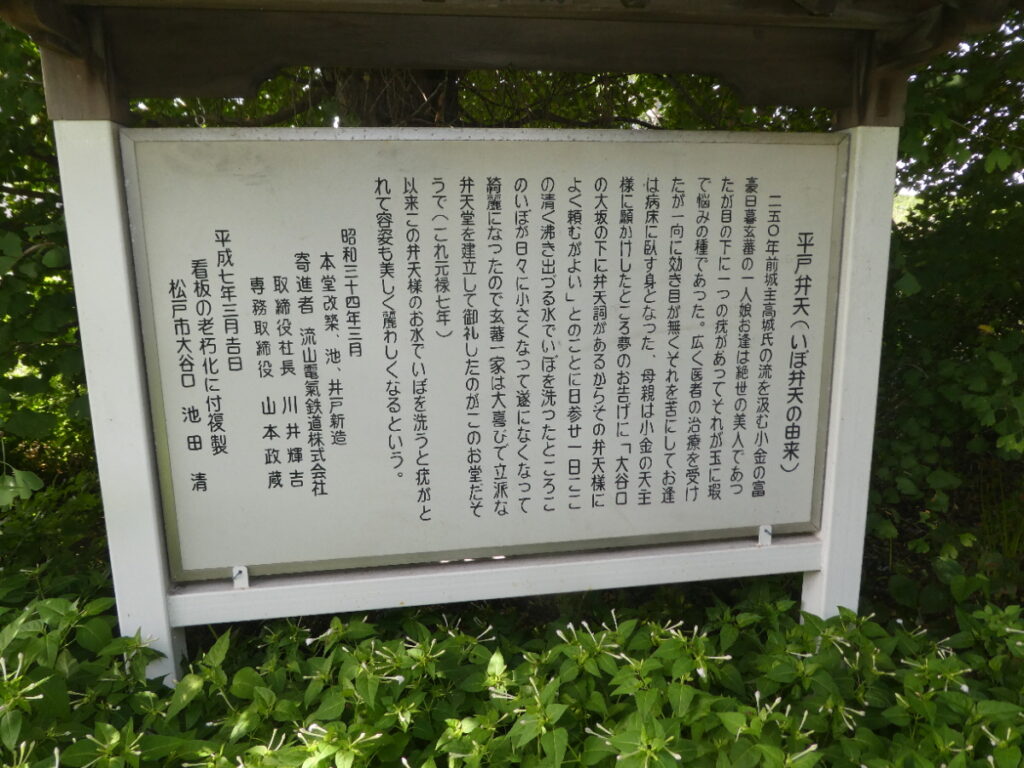 平戸弁天（松戸市大金平）