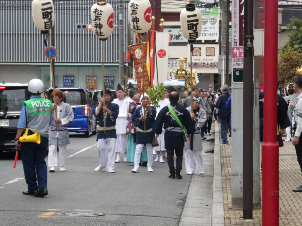松戸神社祭禮　神輿渡御　2025年10月12日（日）