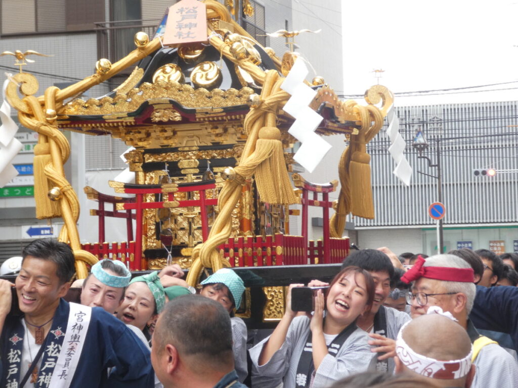 松戸神社祭禮　神輿渡御　2025年10月12日（日）