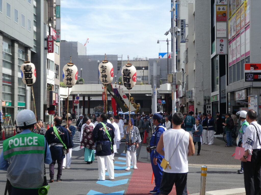 松戸神社祭禮　神輿渡御　2025年10月12日（日）