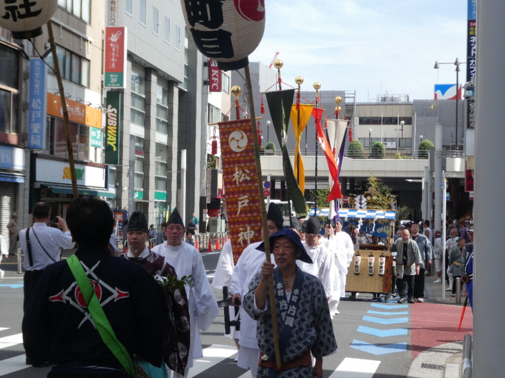 松戸神社祭禮　神輿渡御　2025年10月12日（日）