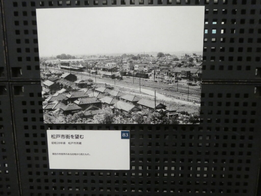 松戸市街を望む