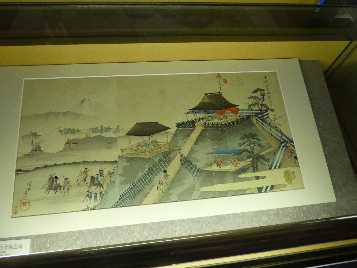 小金原牧狩立場之図 明治30年(1897年)松戸市立博物館 常設展示