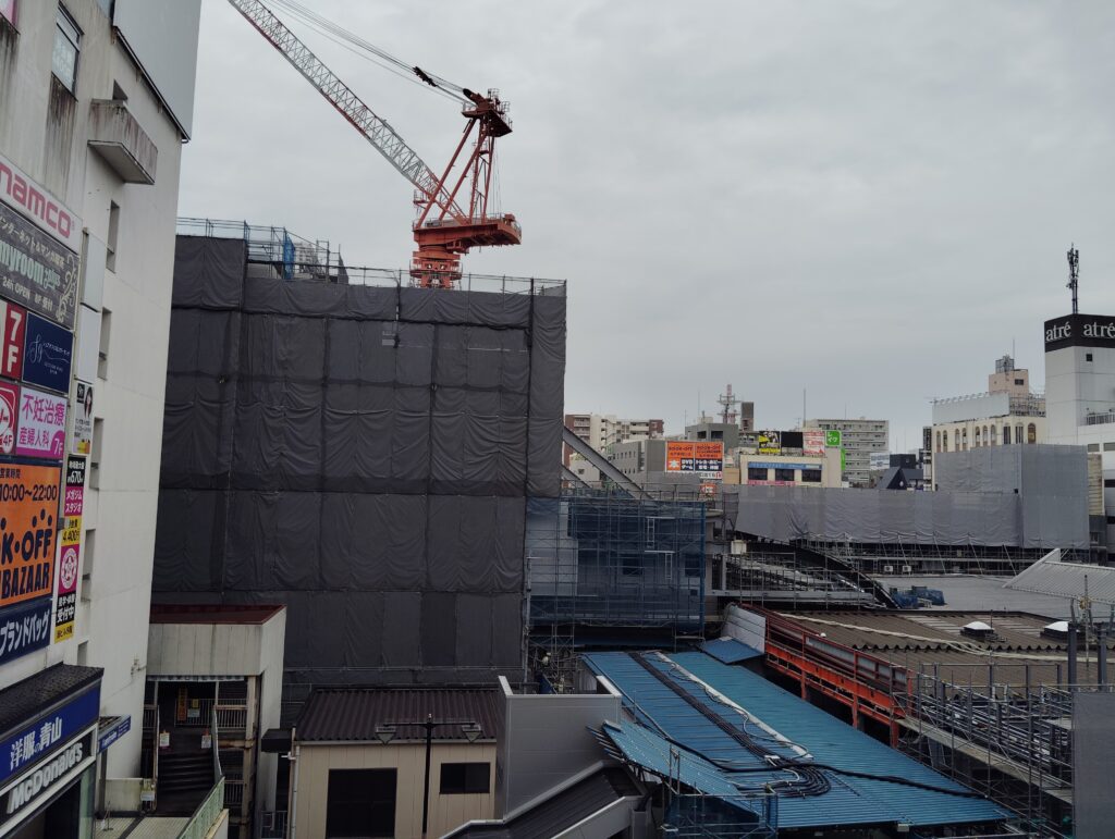 松戸駅ビル改良工事　2025年10月1日