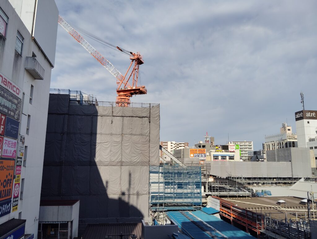 松戸駅ビル改良工事　2025年10月3日