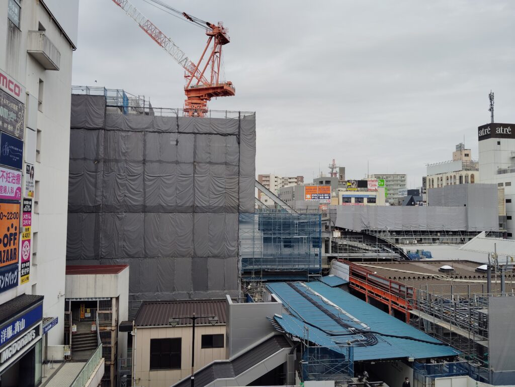 松戸駅ビル改良工事　2025年10月4日