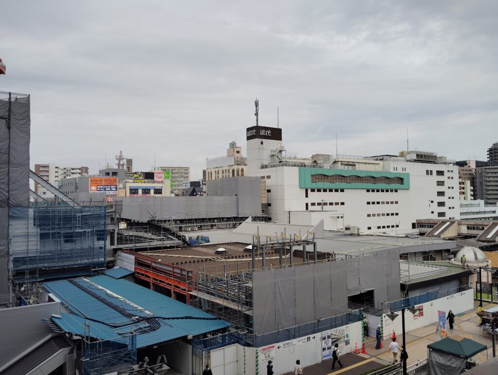 松戸駅ビル改良工事　2025年10月4日