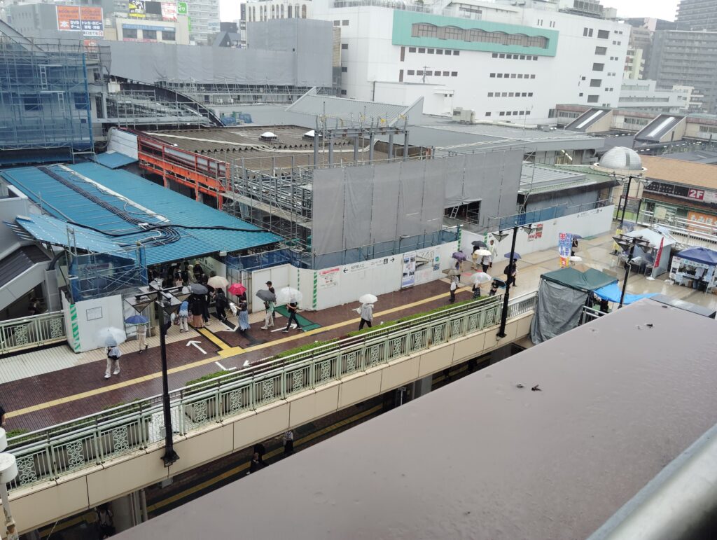 松戸駅ビル改良工事　2025年10月4日