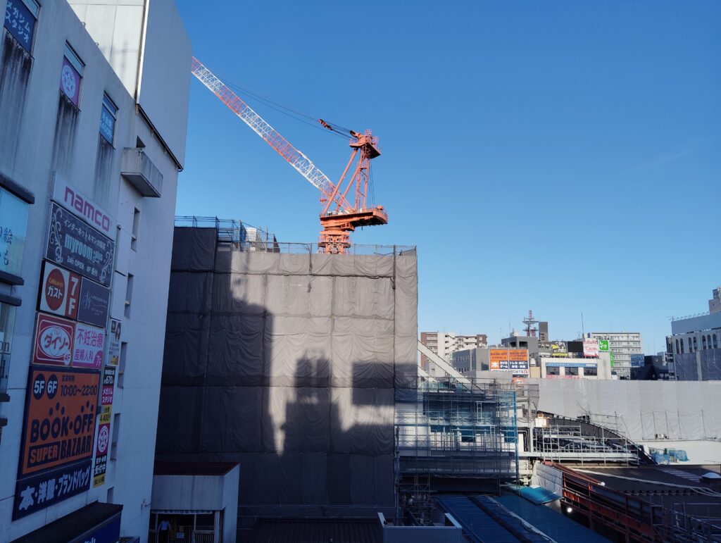 松戸駅ビル改良工事　2025年10月8日