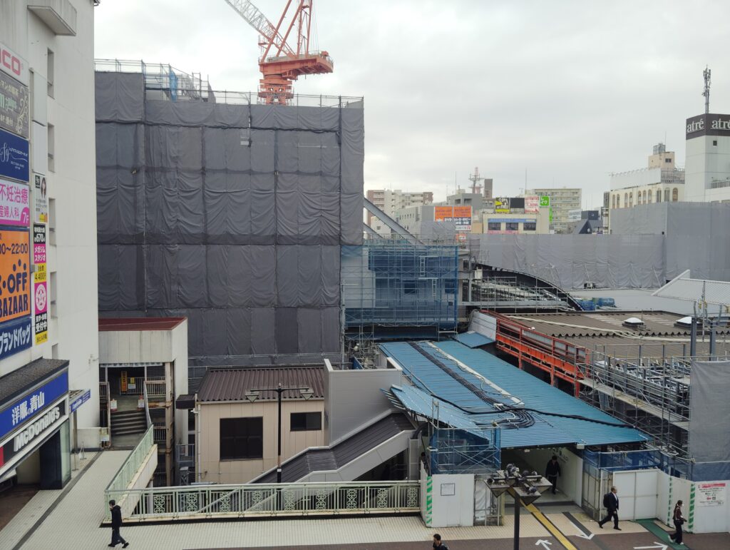 松戸駅ビル改良工事　2025年10月18日