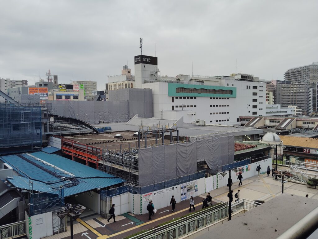 松戸駅ビル改良工事　2025年10月18日