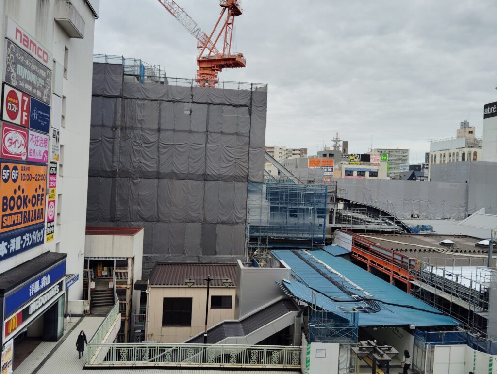 松戸駅ビル改良工事　2025年10月23日