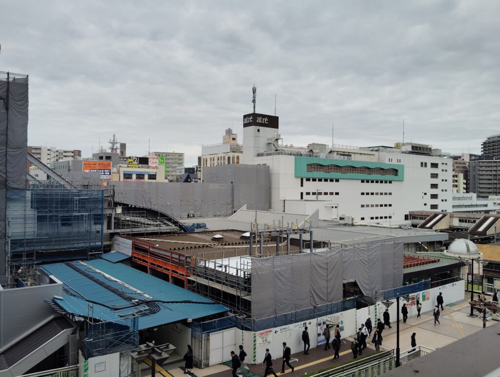 松戸駅ビル改良工事　2025年10月23日