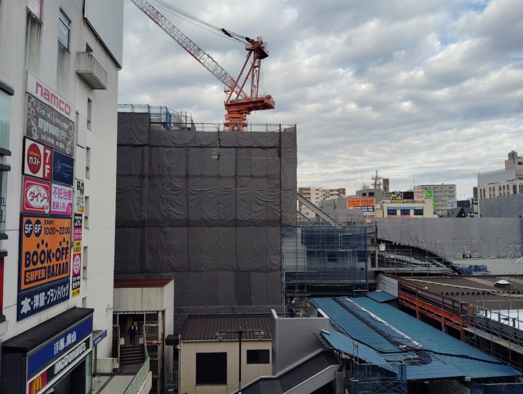 松戸駅ビル改良工事　2025年10月24日