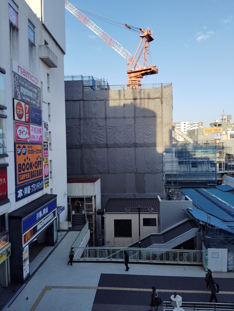 松戸駅ビル改良工事　2025年10月30日