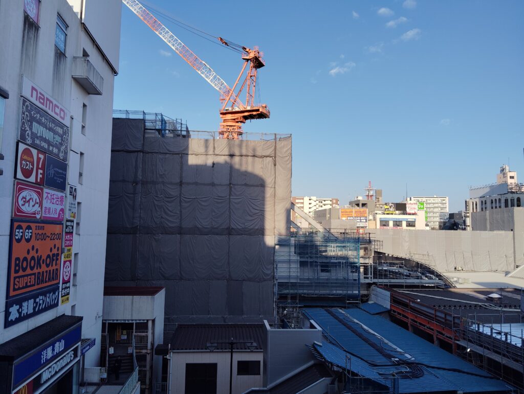 松戸駅ビル改良工事　2025年10月30日