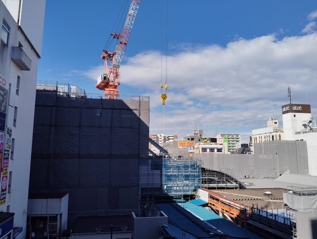 松戸駅ビル改良工事　2025年11月3日