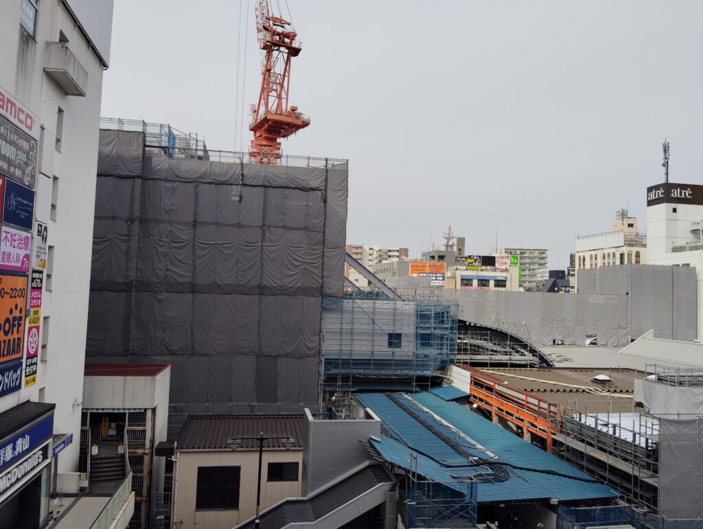 松戸駅ビル改良工事　2025年11月5日