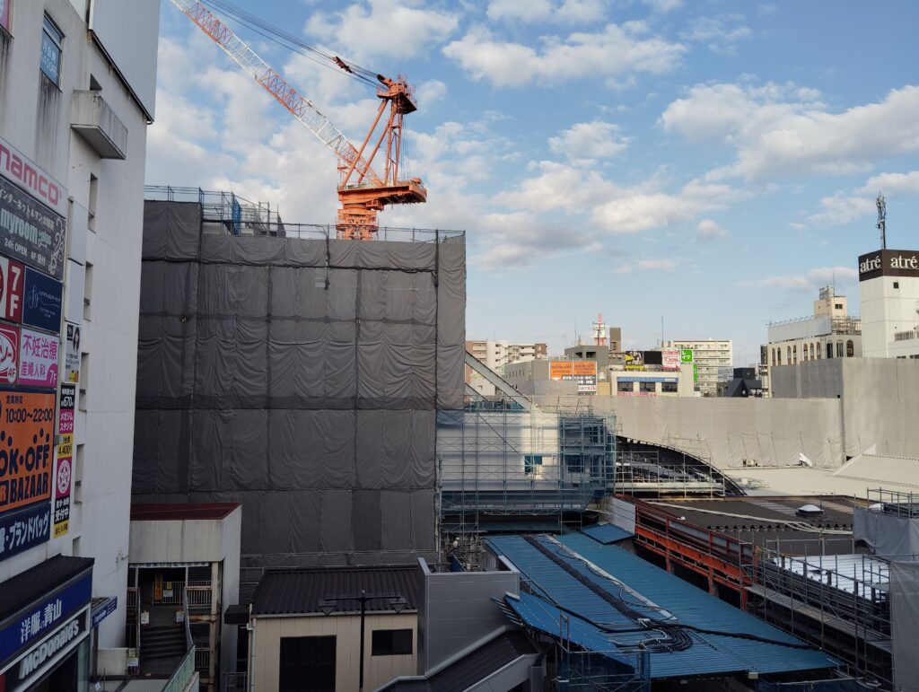 松戸駅ビル改良工事　2025年11月8日