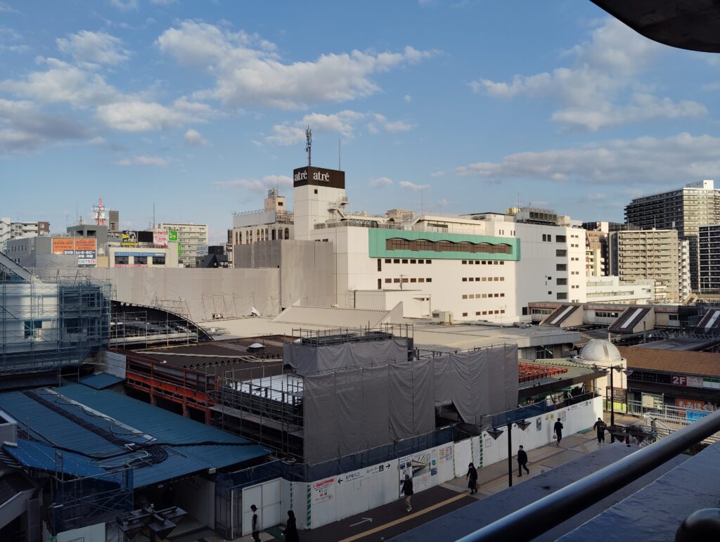 松戸駅ビル改良工事　2025年11月8日