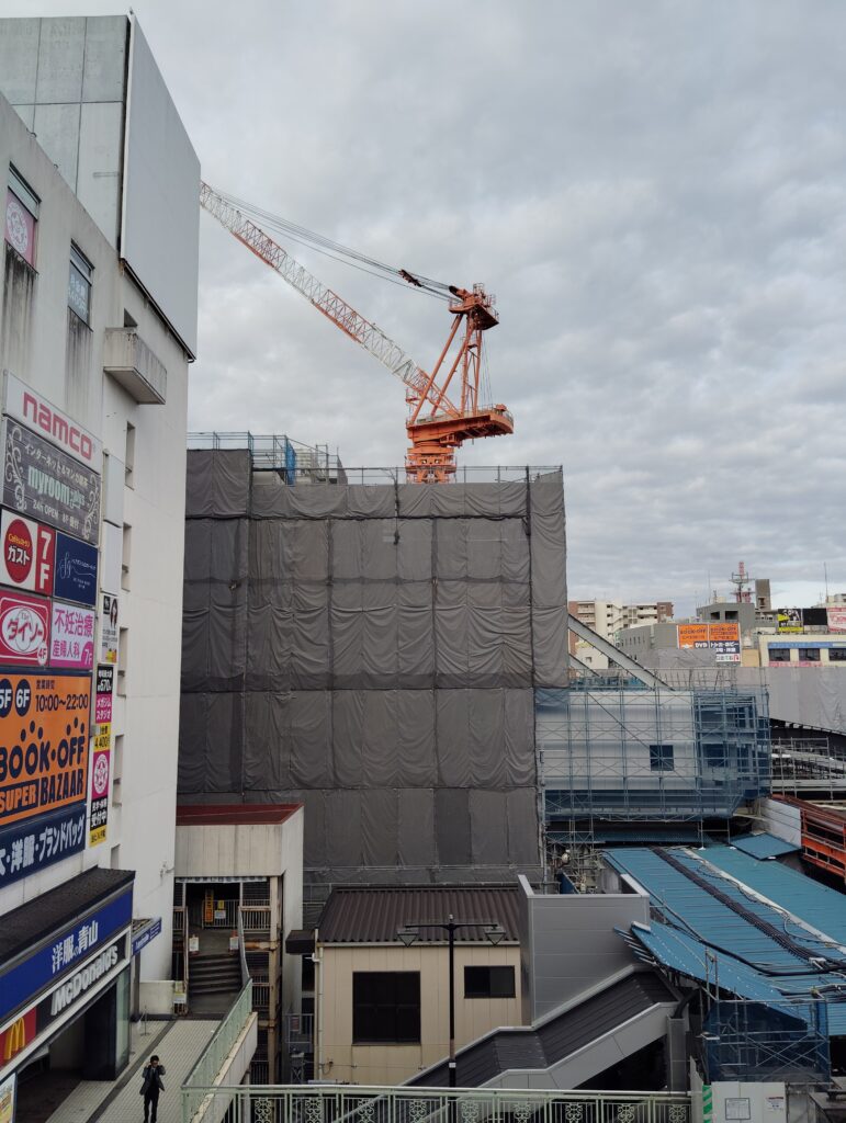 松戸駅ビル改良工事　2025年11月11日