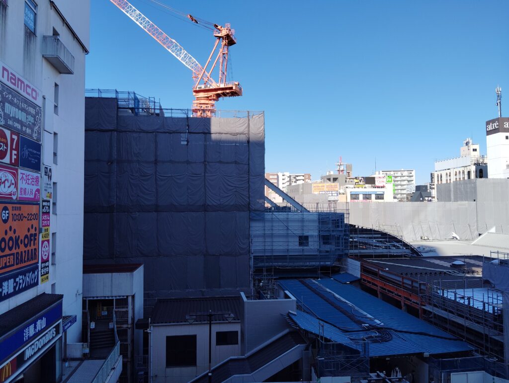 松戸駅ビル改良工事　2025年11月12日