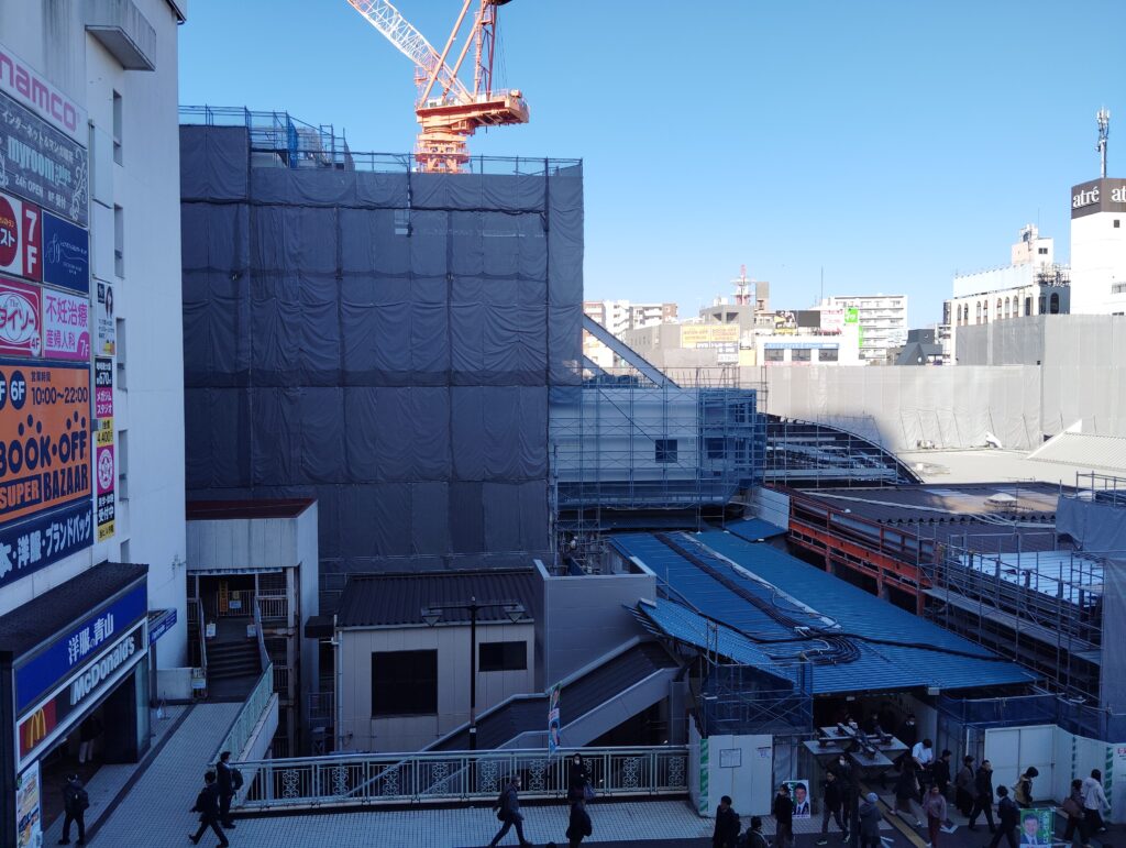 松戸駅ビル改良工事　2025年11月14日