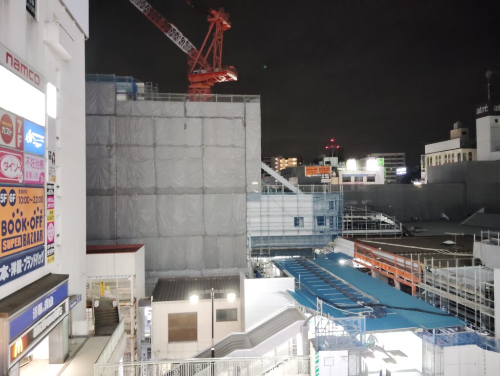 松戸駅ビル改良工事　2025年11月15日