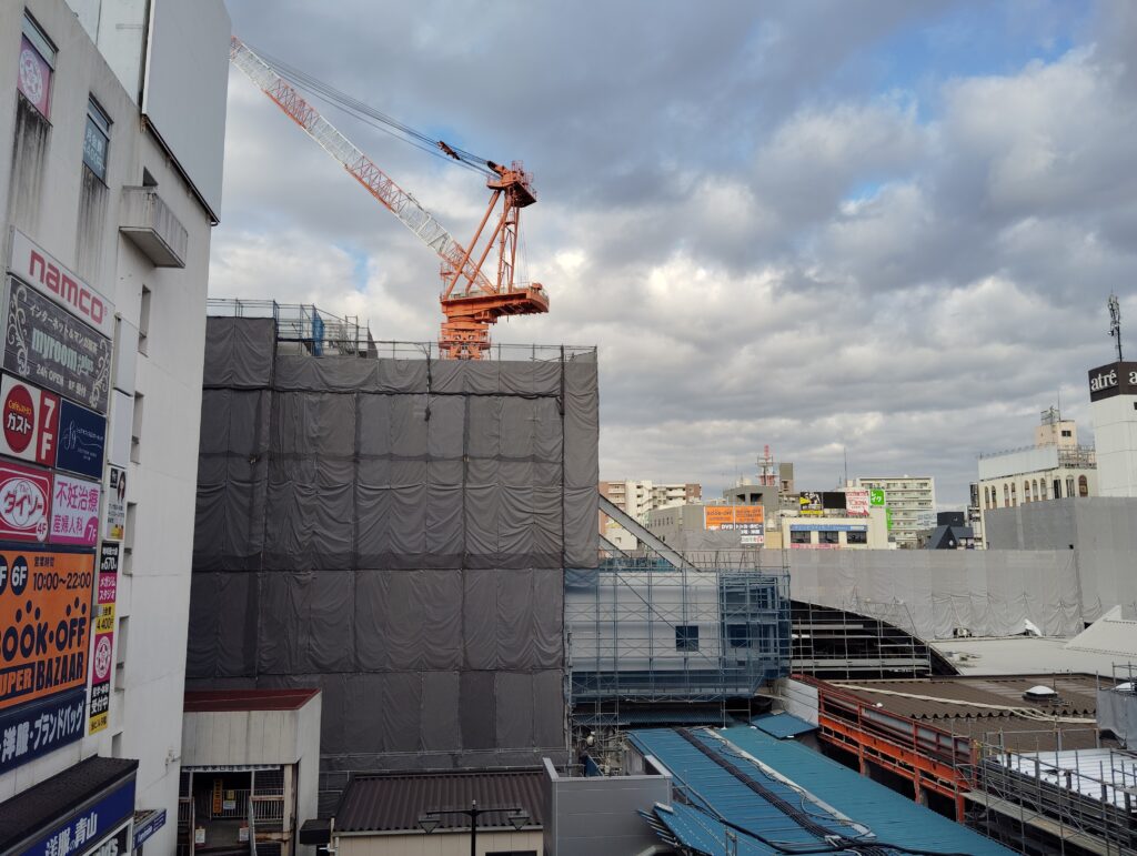 松戸駅ビル改良工事　2025年11月20日