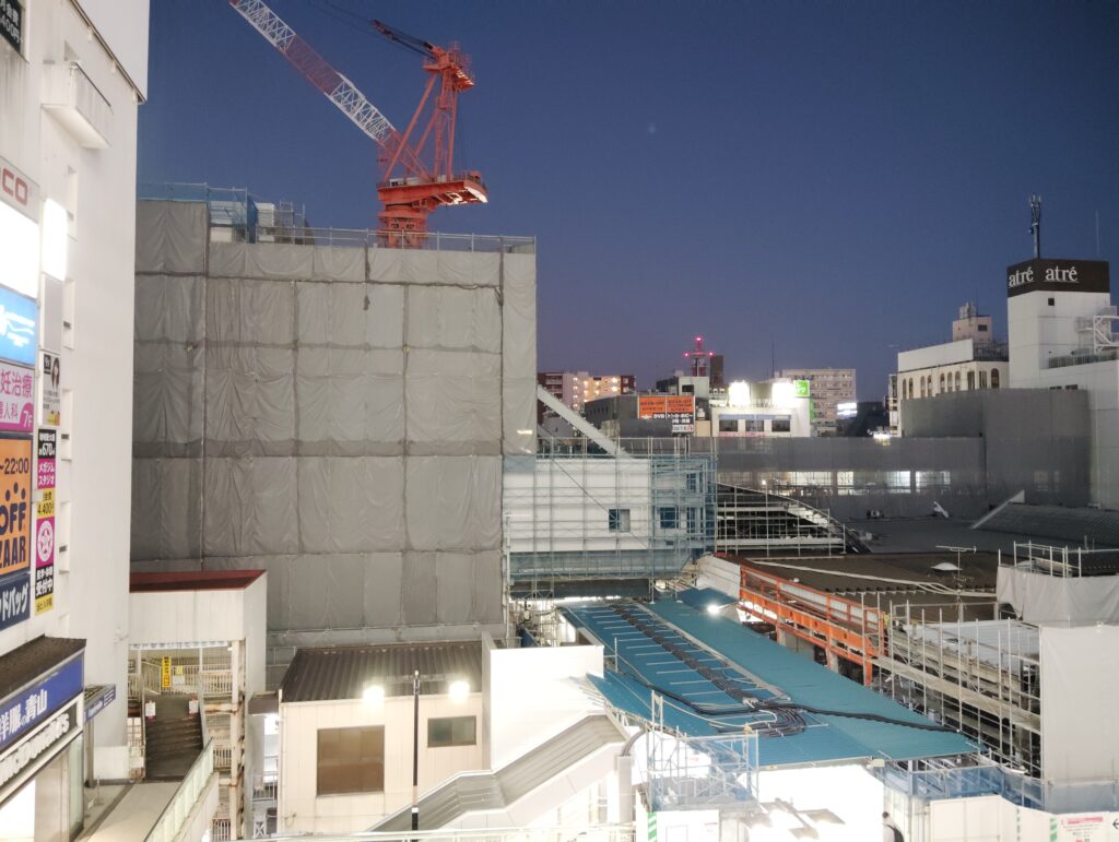 松戸駅ビル改良工事　2025年11月21日