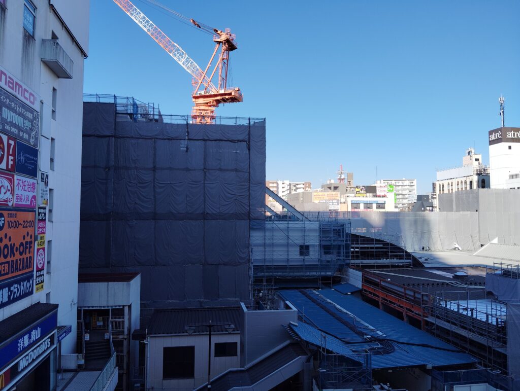 松戸駅ビル改良工事　2025年11月21日