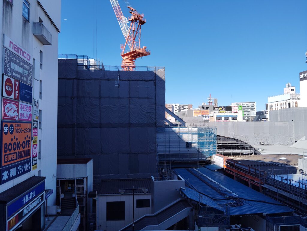 松戸駅ビル改良工事　2025年11月22日