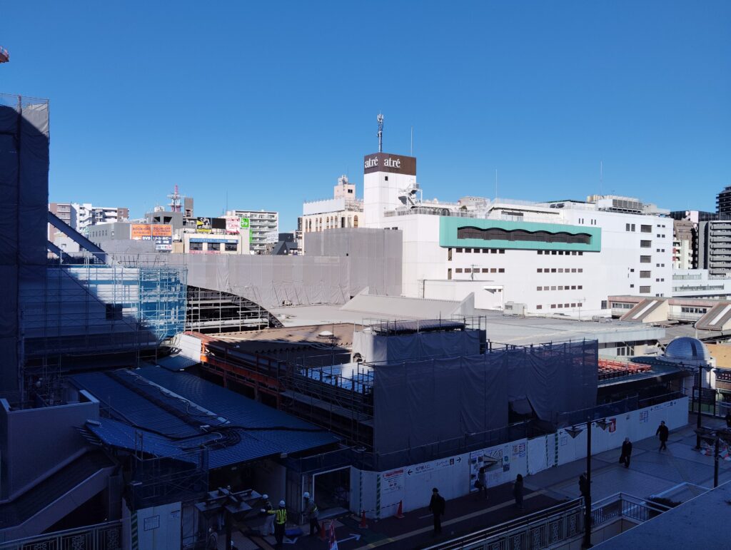 松戸駅ビル改良工事　2025年11月22日