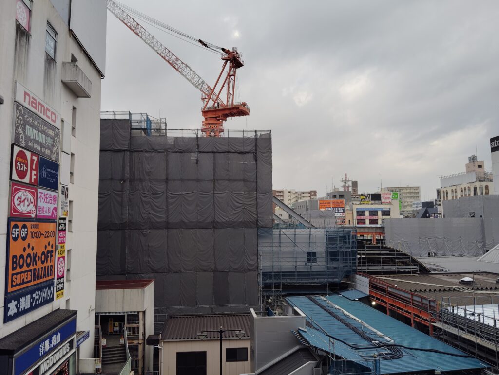 松戸駅ビル改良工事　2025年12月2日