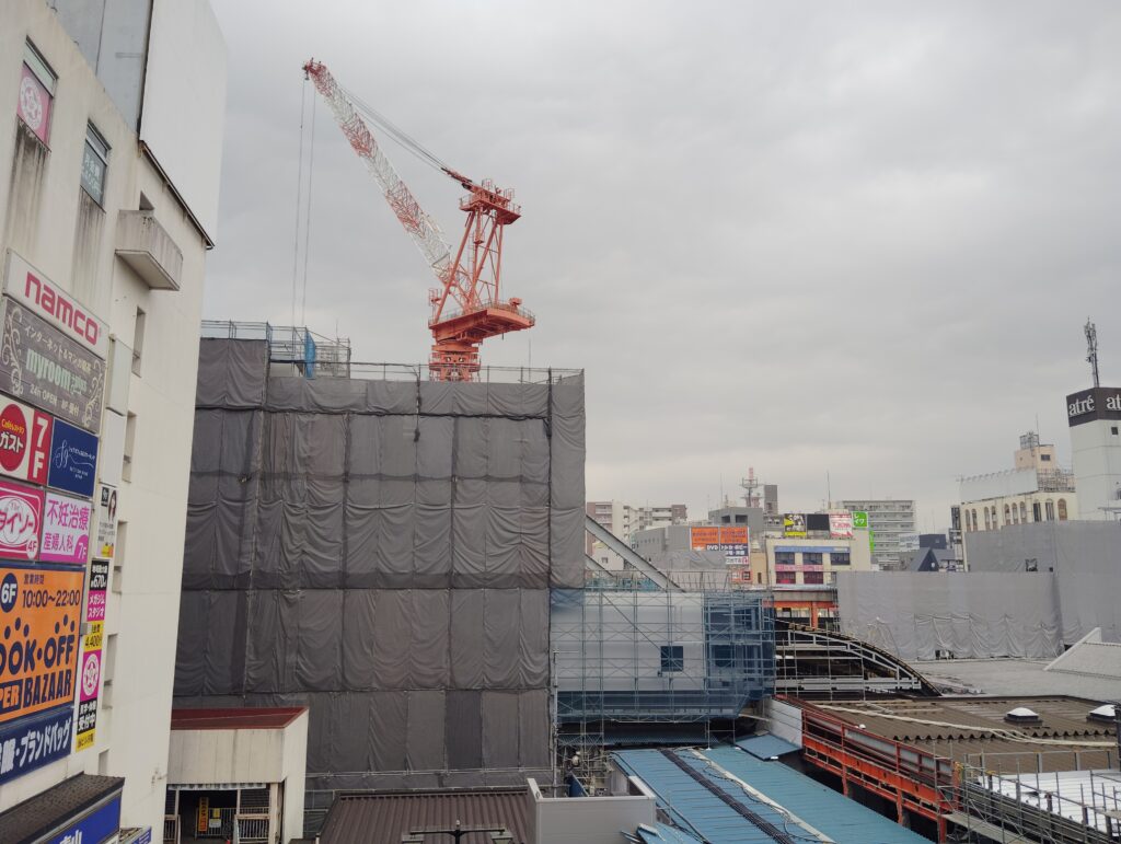 松戸駅ビル改良工事　2025年12月3日