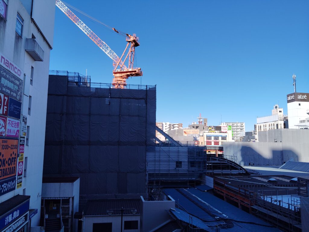 松戸駅ビル改良工事　2025年12月4日