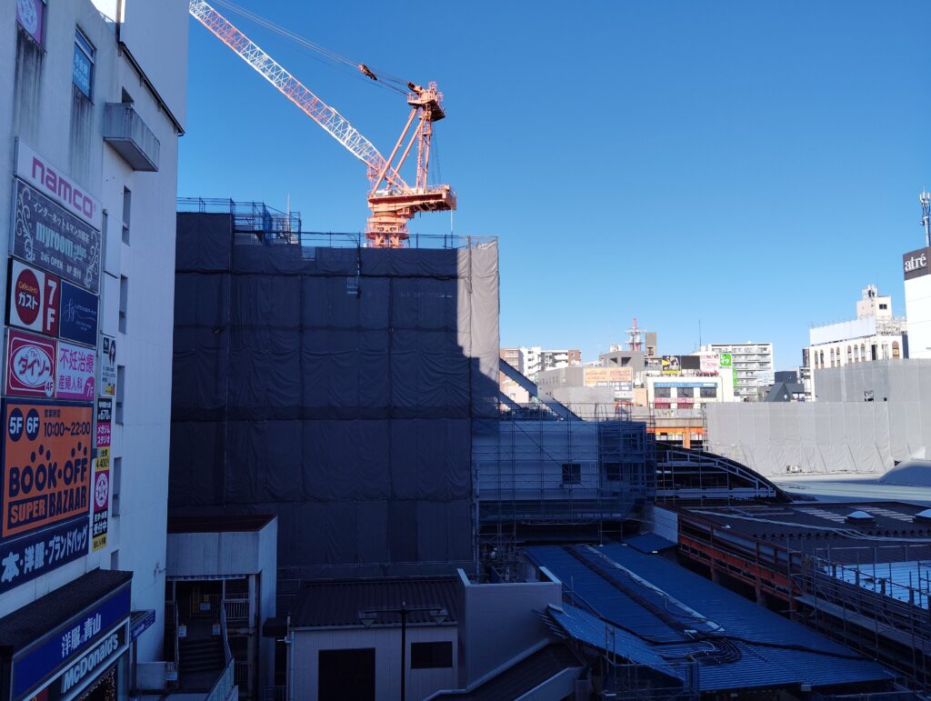 松戸駅ビル改良工事　2025年12月5日