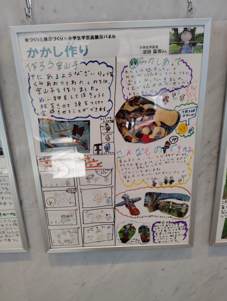 小学生学芸員体験教室展示コーナー