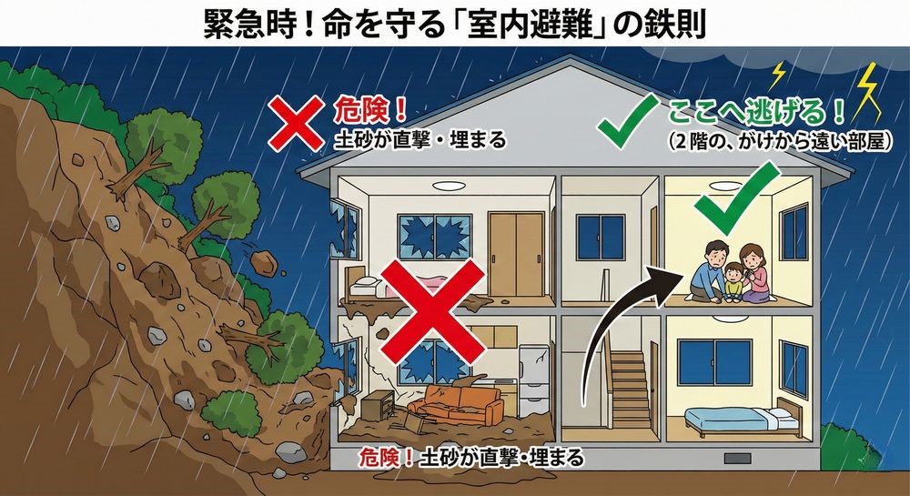 緊急時の室内避難