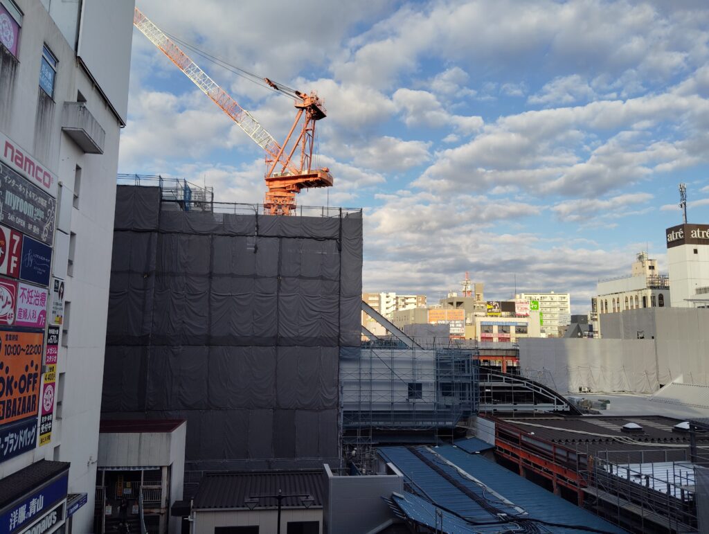 松戸駅ビル改良工事　2025年12月9日