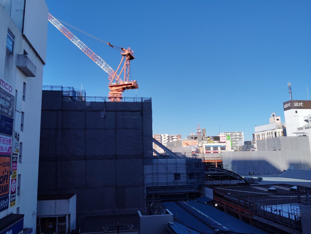 松戸駅ビル改良工事　2025年12月10日