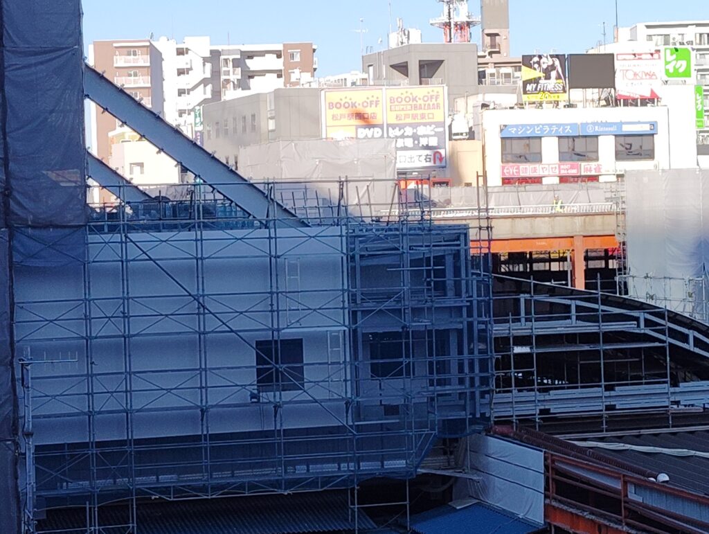 松戸駅ビル改良工事　2025年12月10日