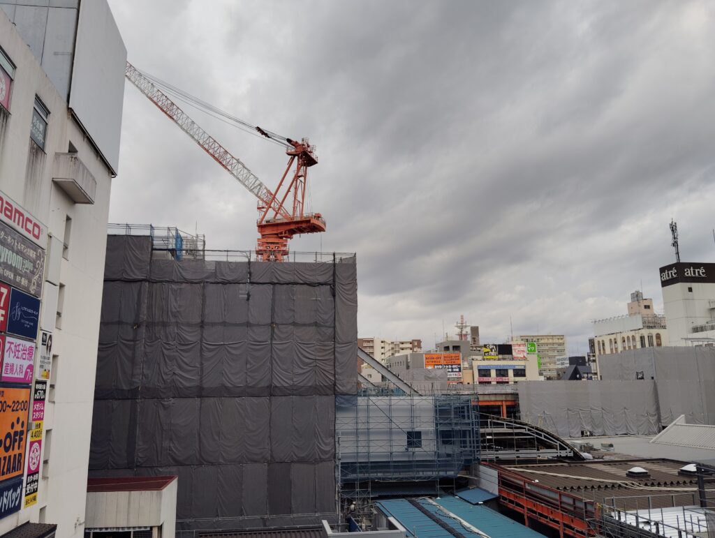 松戸駅ビル改良工事　2025年12月11日