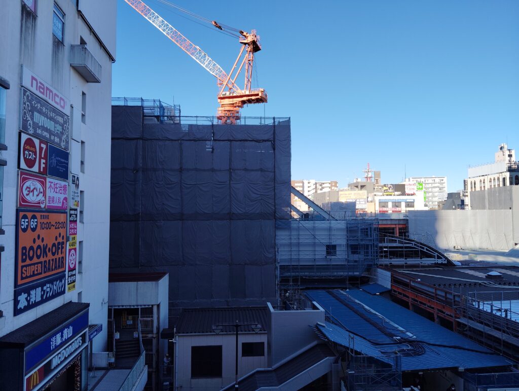 松戸駅ビル改良工事　2025年12月12日