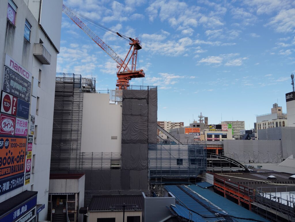 松戸駅ビル改良工事　2025年12月16日