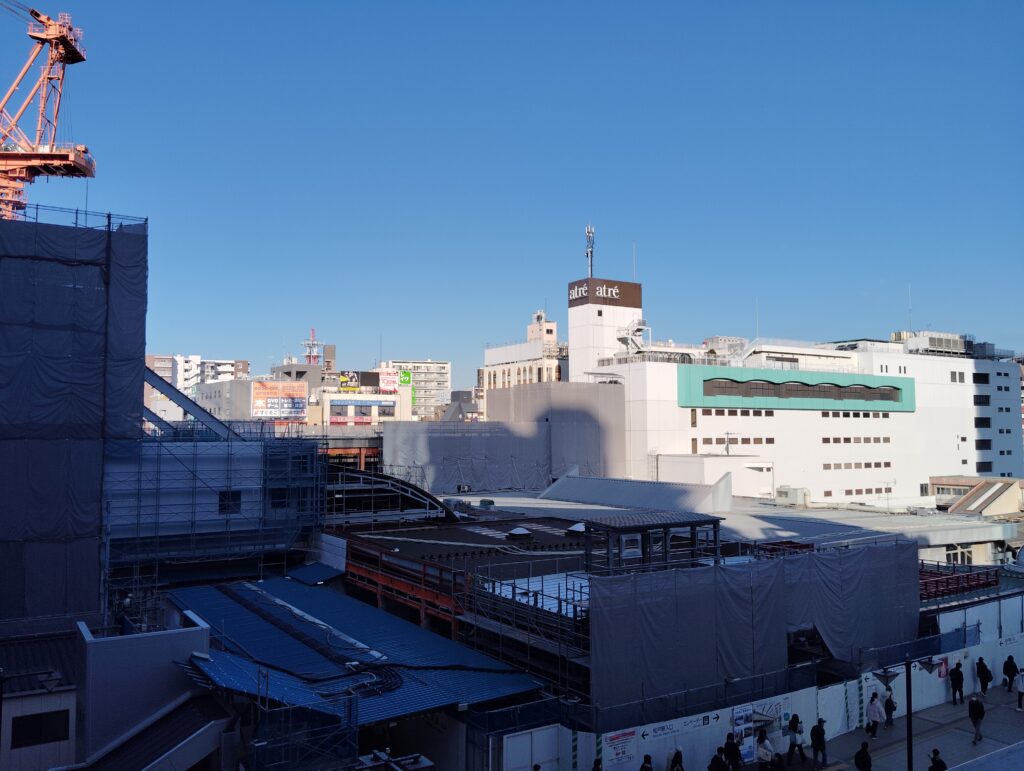 松戸駅ビル改良工事　2025年12月17日