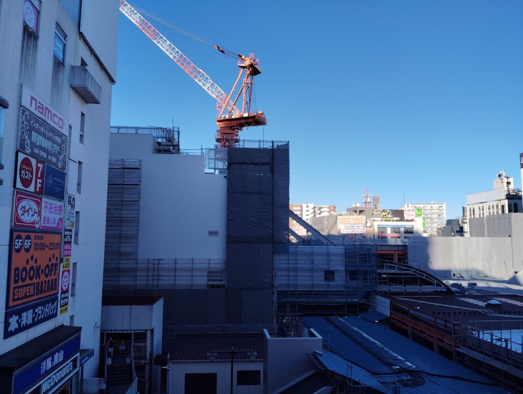 松戸駅ビル改良工事　2025年12月18日