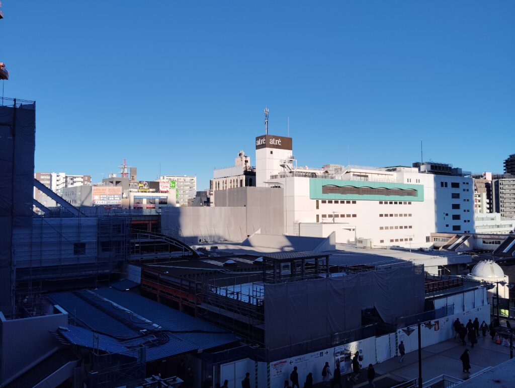 松戸駅ビル改良工事　2025年12月18日