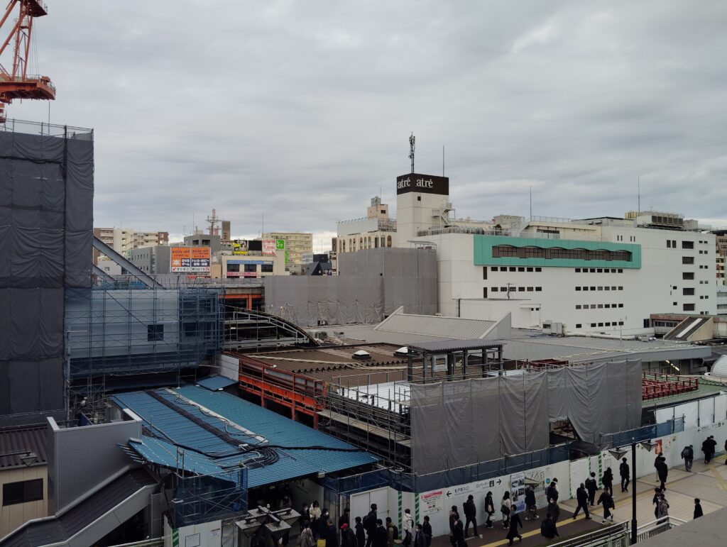 松戸駅ビル改良工事　2025年12月19日