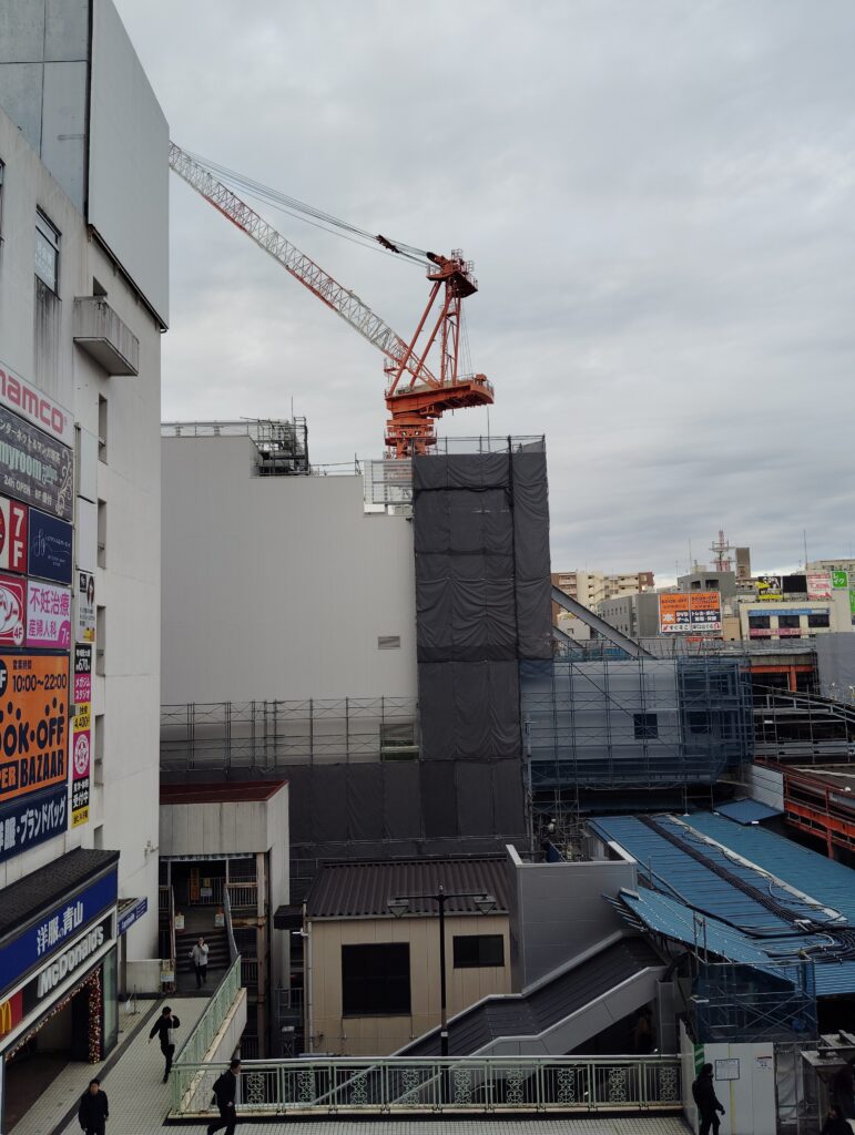 松戸駅ビル改良工事　2025年12月19日